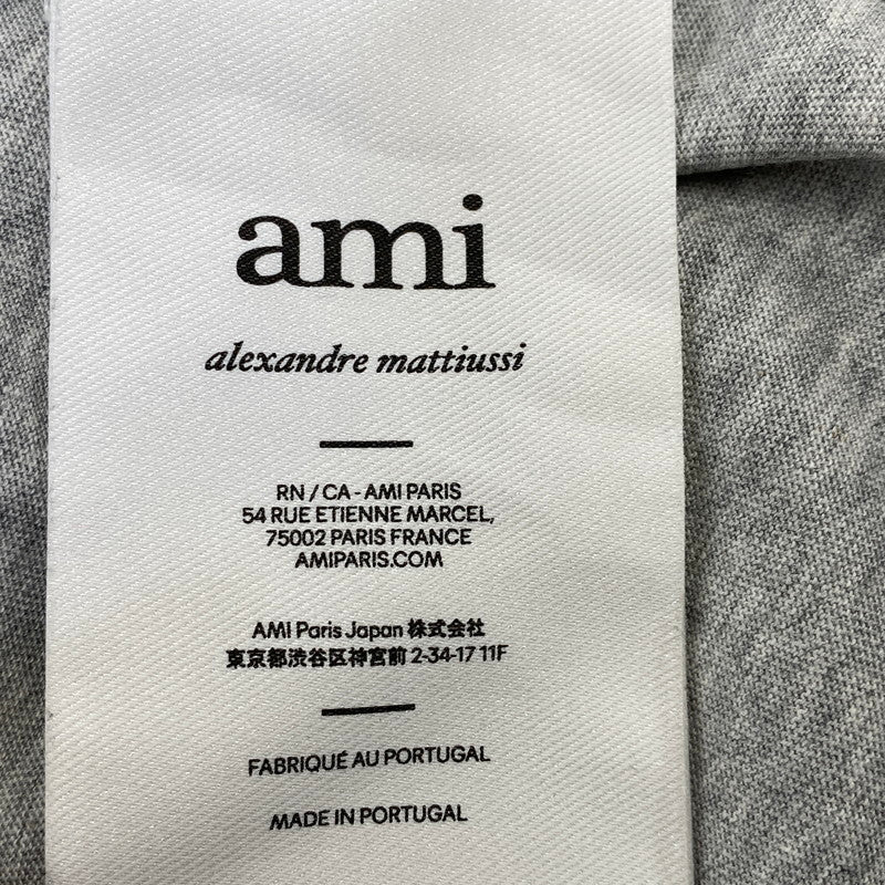 【中古品】【メンズ】 AMI PARIS アミパリス HTS346.724 AMI DE COUER SS TEE アミ ド クール ショートスリーブ Tシャツ トップス 141-260917-kh-21-izu サイズ：XXS カラー：グレー 万代Net店