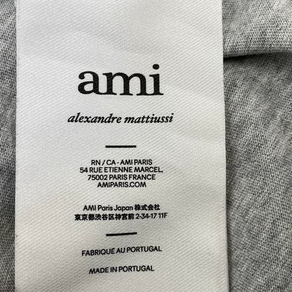 【中古品】【メンズ】 AMI PARIS アミパリス HTS346.724 AMI DE COUER SS TEE アミ ド クール ショートスリーブ Tシャツ トップス 141-260917-kh-21-izu サイズ：XXS カラー：グレー 万代Net店