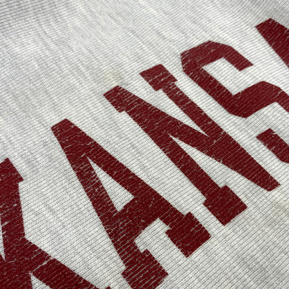 【現状渡し品】【メンズ】 CHAMPION チャンピオン ARKANSAS RAZORBACKS REVERSE WEAVE SWEATSHIRT アーカンソー レイザーバックス リバース ウィーブ スウェットシャツ 146-260917-kh-15-izu サイズ：XXL カラー：グレー 万代Net店
