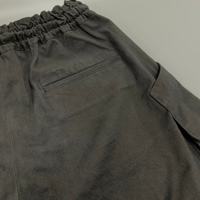 【中古品】【メンズ】 Y'S ワイズ YO-P25-910 EASY WIDE CARGO PANTS イージー ワイド カーゴ パンツ ボトムス ズボン 151-260918-cs-09-izu サイズ：2 カラー：ブラック 万代Net店