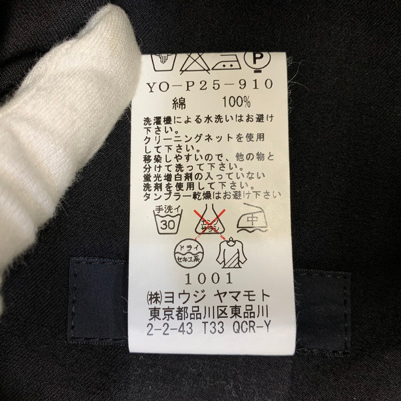 【中古品】【メンズ】 Y'S ワイズ YO-P25-910 EASY WIDE CARGO PANTS イージー ワイド カーゴ パンツ ボトムス ズボン 151-260918-cs-09-izu サイズ：2 カラー：ブラック 万代Net店