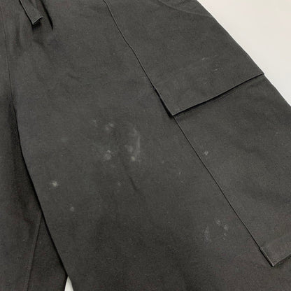 【中古品】【メンズ】 Y'S ワイズ YO-P25-910 EASY WIDE CARGO PANTS イージー ワイド カーゴ パンツ ボトムス ズボン 151-260918-cs-09-izu サイズ：2 カラー：ブラック 万代Net店