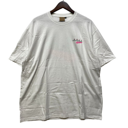 【中古美品】【メンズ】 MUTA MARINE ムータマリン SS TEE ショートスリーブ Tシャツ トップス 半袖 142-260923-cs-15-izu サイズ：8 カラー：ホワイト 万代Net店