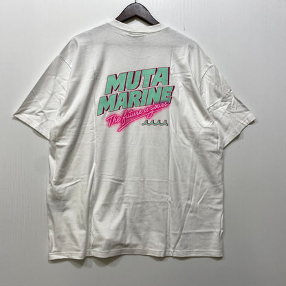 【中古美品】【メンズ】 MUTA MARINE ムータマリン SS TEE ショートスリーブ Tシャツ トップス 半袖 142-260923-cs-15-izu サイズ：8 カラー：ホワイト 万代Net店