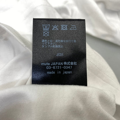 【中古美品】【メンズ】 MUTA MARINE ムータマリン SS TEE ショートスリーブ Tシャツ トップス 半袖 142-260923-cs-15-izu サイズ：8 カラー：ホワイト 万代Net店