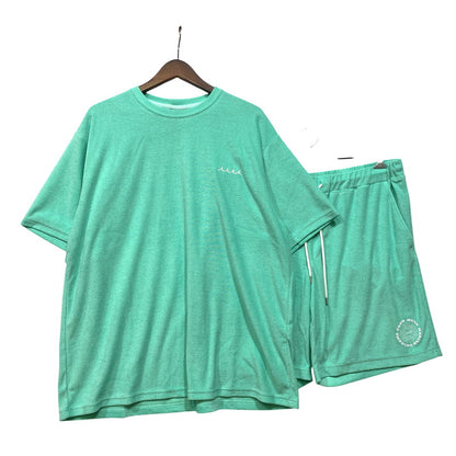 【中古美品】【メンズ】 MUTA ムータ PILE SS SET-UP パイル ショートスリーブ セットアップ 142-260917-as-06-izu サイズ：8 カラー：ライトグリーン 万代Net店