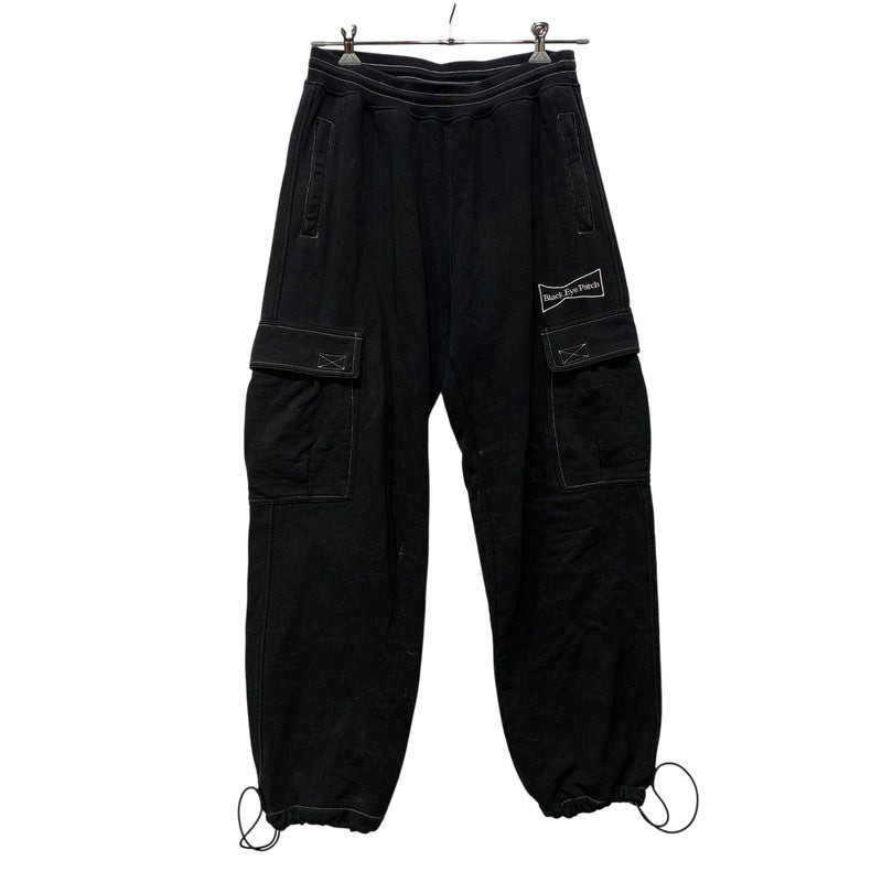 【中古品】【メンズ】 BLACK EYE PATCH×WASTED YOUTH ブラックアイパッチ ウェイステッドユース SWEAT CARGO PANTS スウェット カーゴ パンツ ボトムス ズボン 153-260918-cs-08-izu サイズ：L カラー：ブラック 万代Net店