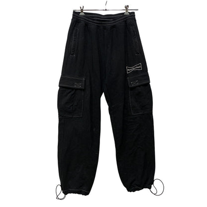 【中古品】【メンズ】 BLACK EYE PATCH×WASTED YOUTH ブラックアイパッチ ウェイステッドユース SWEAT CARGO PANTS スウェット カーゴ パンツ ボトムス ズボン 153-260918-cs-08-izu サイズ：L カラー：ブラック 万代Net店