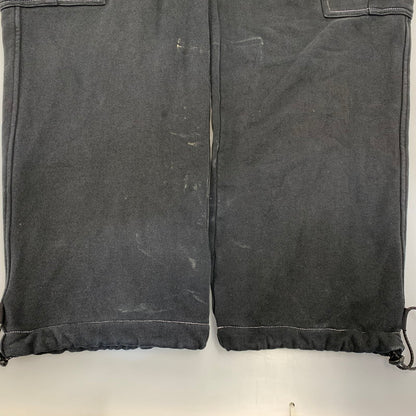【中古品】【メンズ】 BLACK EYE PATCH×WASTED YOUTH ブラックアイパッチ ウェイステッドユース SWEAT CARGO PANTS スウェット カーゴ パンツ ボトムス ズボン 153-260918-cs-08-izu サイズ：L カラー：ブラック 万代Net店