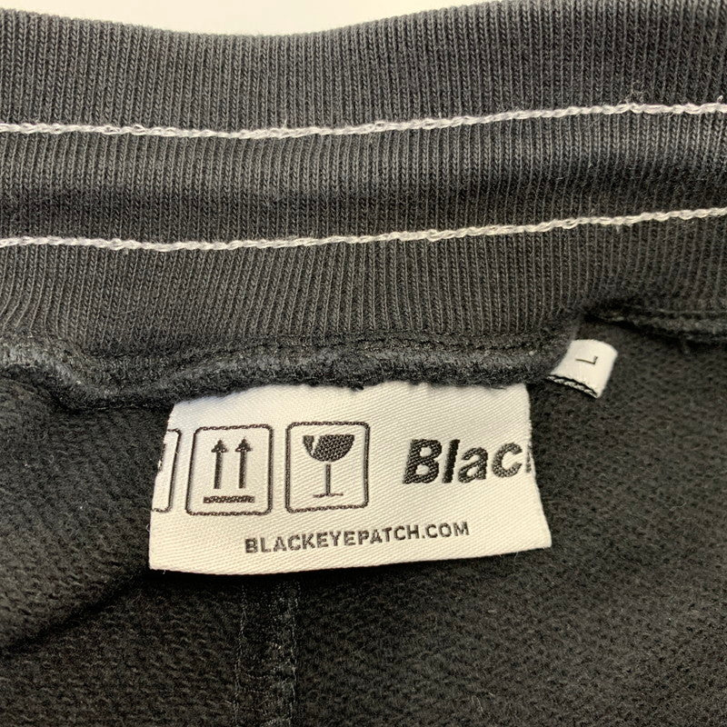 【中古品】【メンズ】 BLACK EYE PATCH×WASTED YOUTH ブラックアイパッチ ウェイステッドユース SWEAT CARGO PANTS スウェット カーゴ パンツ ボトムス ズボン 153-260918-cs-08-izu サイズ：L カラー：ブラック 万代Net店