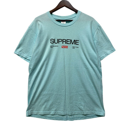【中古品】【メンズ】 SUPREME シュプリーム SUPREME EST. 1994 TEE Tシャツ トップス 149-260917-kh-05-izu サイズ：M カラー：ライトブルー 万代Net店
