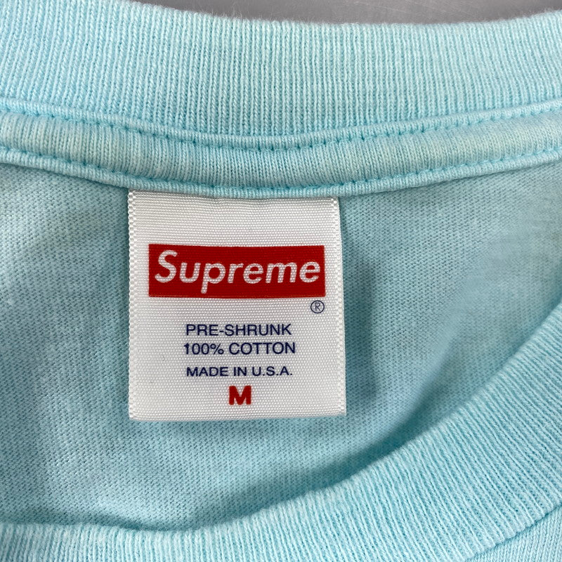 【中古品】【メンズ】 SUPREME シュプリーム SUPREME EST. 1994 TEE Tシャツ トップス 149-260917-kh-05-izu サイズ：M カラー：ライトブルー 万代Net店