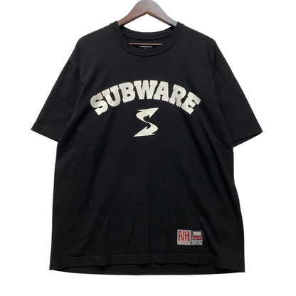 【中古品】【メンズ】 NEIGHBORHOOD ネイバーフッド × SUBWARE サブウェア NH×SUBWARE. TEE Tシャツ トップス 142-260917-kh-19-izu サイズ：M カラー：ブラック 万代Net店
