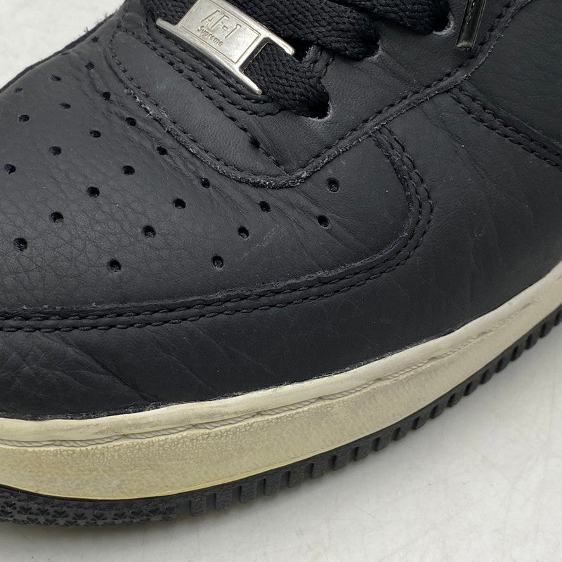 【中古品】【メンズ】 NIKE ナイキ × SUPREME シュプリーム × COMME DES GARCONS SHIRT コムデギャルソンシャツ AR7623-001 AIR FORCE 1 LOW スニーカー 靴 160-260917-kh-08-izu サイズ：27 カラー：BLACK/WHITE 万代Net店