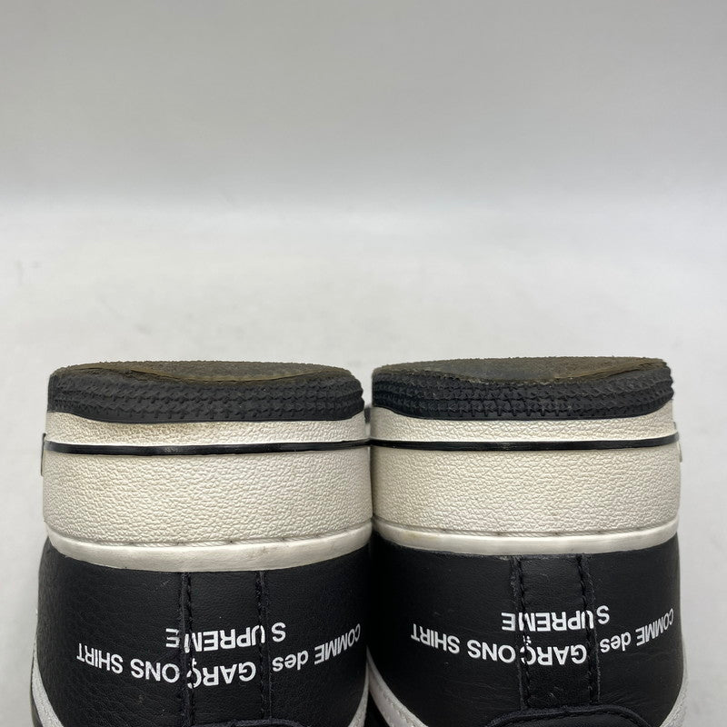 【中古品】【メンズ】 NIKE ナイキ × SUPREME シュプリーム × COMME DES GARCONS SHIRT コムデギャルソンシャツ AR7623-001 AIR FORCE 1 LOW スニーカー 靴 160-260917-kh-08-izu サイズ：27 カラー：BLACK/WHITE 万代Net店
