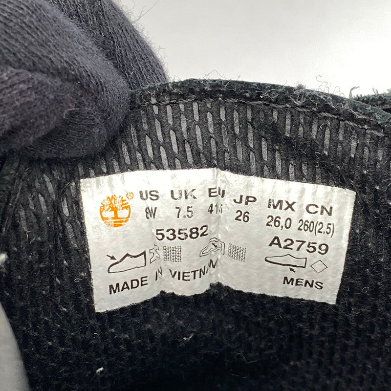 【中古品】【メンズ/レディース】 TIMBERLAND ティンバーランド 53582 BASIC OX BOOTS ベーシック オックス ブーツ シューズ 靴 164-260918-ya-12-izu サイズ：26cm カラー：ブラック 万代Net店