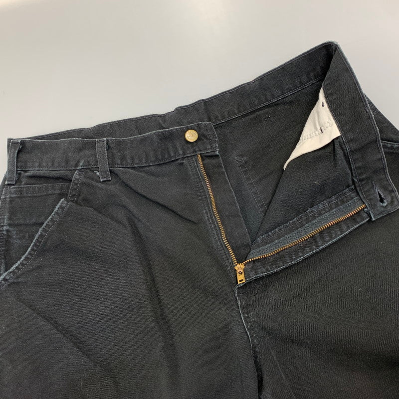 【中古品】【メンズ】 CARHARTT カーハート B11 BLK DUCK PAINTER PANTS ダック ペインター パンツ ボトムス ズボン 157-260918-cs-10-izu サイズ：36×34 カラー：ブラック 万代Net店