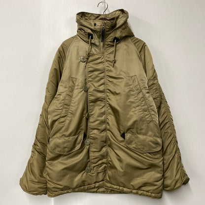 【中古品】【メンズ】 ALPHA INDUSTRIES アルファインダストリーズ 026200 N-3B FLIGHT JACKET フライト ジャケット アウター 145-260921-kh-03-izu サイズ：M カラー：カーキ 万代Net店
