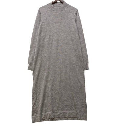 【中古品】【レディース】 ENFOLD エンフォルド 3009S173-0660 HI NECK ONEPEAS KNIT ハイ ネック ワンピース ニット 168-260922-yn-07-izu サイズ：38 カラー：グレー 万代Net店