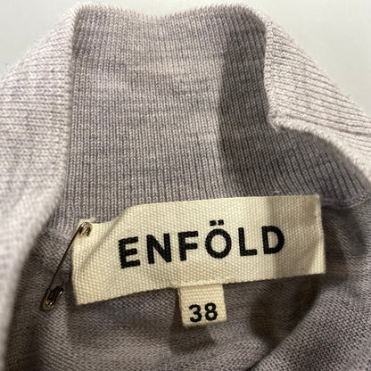 【中古品】【レディース】 ENFOLD エンフォルド 3009S173-0660 HI NECK ONEPEAS KNIT ハイ ネック ワンピース ニット 168-260922-yn-07-izu サイズ：38 カラー：グレー 万代Net店