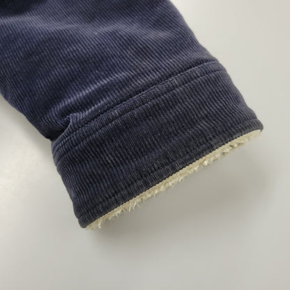 【中古品】【メンズ】 絡繰魂 カラクリダマシイ 274057 総刺繍 BOA CORDUROY JACKET ボア コーデュロイ ジャケット アウター 145-260925-yn-07-izu サイズ：XXL カラー：ネイビー 万代Net店