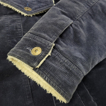 【中古品】【メンズ】 絡繰魂 カラクリダマシイ 274057 総刺繍 BOA CORDUROY JACKET ボア コーデュロイ ジャケット アウター 145-260925-yn-07-izu サイズ：XXL カラー：ネイビー 万代Net店