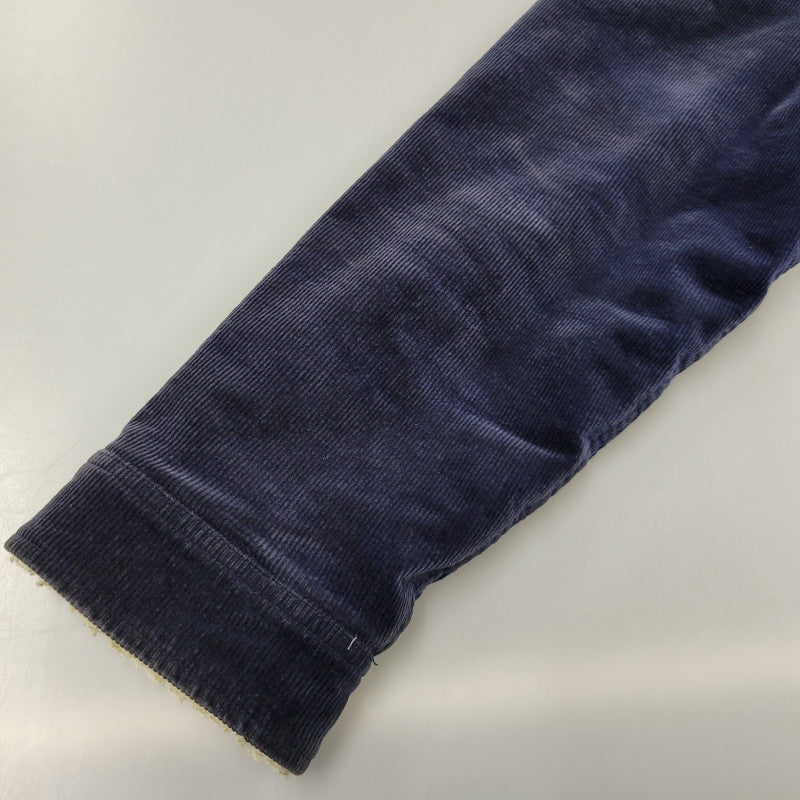【中古品】【メンズ】 絡繰魂 カラクリダマシイ 274057 総刺繍 BOA CORDUROY JACKET ボア コーデュロイ ジャケット アウター 145-260925-yn-07-izu サイズ：XXL カラー：ネイビー 万代Net店