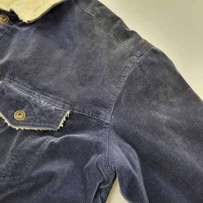 【中古品】【メンズ】 絡繰魂 カラクリダマシイ 274057 総刺繍 BOA CORDUROY JACKET ボア コーデュロイ ジャケット アウター 145-260925-yn-07-izu サイズ：XXL カラー：ネイビー 万代Net店