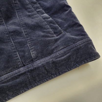 【中古品】【メンズ】 絡繰魂 カラクリダマシイ 274057 総刺繍 BOA CORDUROY JACKET ボア コーデュロイ ジャケット アウター 145-260925-yn-07-izu サイズ：XXL カラー：ネイビー 万代Net店