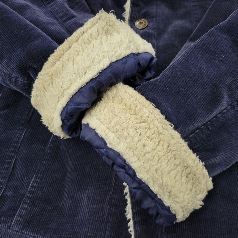【中古品】【メンズ】 絡繰魂 カラクリダマシイ 274057 総刺繍 BOA CORDUROY JACKET ボア コーデュロイ ジャケット アウター 145-260925-yn-07-izu サイズ：XXL カラー：ネイビー 万代Net店