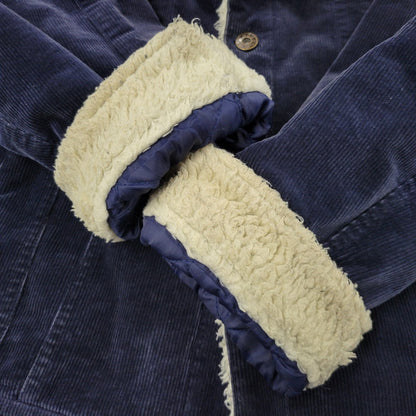 【中古品】【メンズ】 絡繰魂 カラクリダマシイ 274057 総刺繍 BOA CORDUROY JACKET ボア コーデュロイ ジャケット アウター 145-260925-yn-07-izu サイズ：XXL カラー：ネイビー 万代Net店