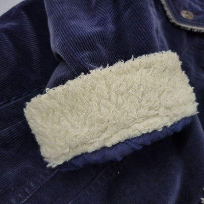 【中古品】【メンズ】 絡繰魂 カラクリダマシイ 274057 総刺繍 BOA CORDUROY JACKET ボア コーデュロイ ジャケット アウター 145-260925-yn-07-izu サイズ：XXL カラー：ネイビー 万代Net店