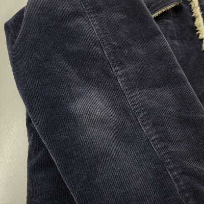 【現状渡し品】【メンズ】 絡繰魂 カラクリダマシイ 274057 総刺繍 BOA CORDUROY JACKET ボア コーデュロイ ジャケット アウター 145-260925-yn-08-izu サイズ：XL カラー：ネイビー 万代Net店