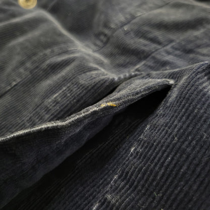 【現状渡し品】【メンズ】 絡繰魂 カラクリダマシイ 274057 総刺繍 BOA CORDUROY JACKET ボア コーデュロイ ジャケット アウター 145-260925-yn-08-izu サイズ：XL カラー：ネイビー 万代Net店