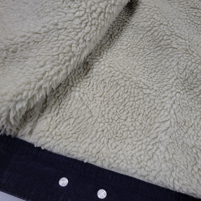 【現状渡し品】【メンズ】 絡繰魂 カラクリダマシイ 274057 総刺繍 BOA CORDUROY JACKET ボア コーデュロイ ジャケット アウター 145-260925-yn-08-izu サイズ：XL カラー：ネイビー 万代Net店