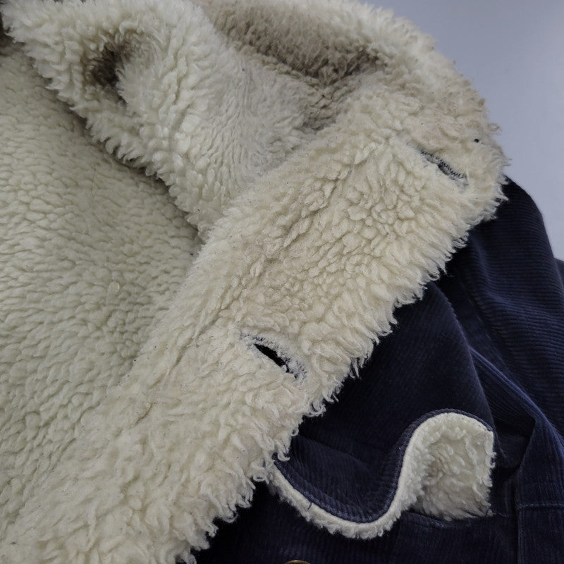 【現状渡し品】【メンズ】 絡繰魂 カラクリダマシイ 274057 総刺繍 BOA CORDUROY JACKET ボア コーデュロイ ジャケット アウター 145-260925-yn-08-izu サイズ：XL カラー：ネイビー 万代Net店
