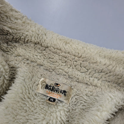 【現状渡し品】【メンズ】 絡繰魂 カラクリダマシイ 274057 総刺繍 BOA CORDUROY JACKET ボア コーデュロイ ジャケット アウター 145-260925-yn-08-izu サイズ：XL カラー：ネイビー 万代Net店