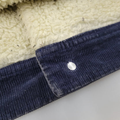 【現状渡し品】【メンズ】 絡繰魂 カラクリダマシイ 274057 総刺繍 BOA CORDUROY JACKET ボア コーデュロイ ジャケット アウター 145-260925-yn-08-izu サイズ：XL カラー：ネイビー 万代Net店