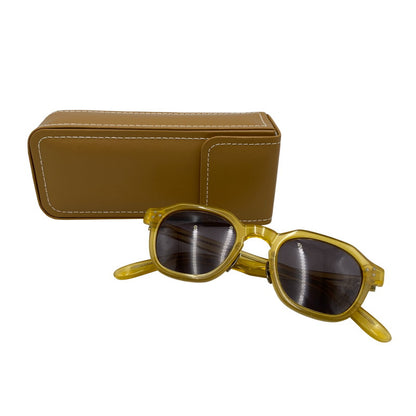 【中古品】【メンズ/レディース】 YELLOWS PLUS イエローズプラス G.B.GAFAS ジービーガファス別注 CELLULOID LIMITED EDITION セルロイド リミテッド エディション サングラス 203-260918-ya-14-izu サイズ：47口23 カラー：イエロー系×ブラック 万代Net店
