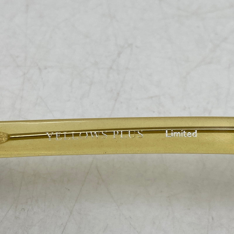 【中古品】【メンズ/レディース】 YELLOWS PLUS イエローズプラス G.B.GAFAS ジービーガファス別注 CELLULOID LIMITED EDITION セルロイド リミテッド エディション サングラス 203-260918-ya-14-izu サイズ：47口23 カラー：イエロー系×ブラック 万代Net店