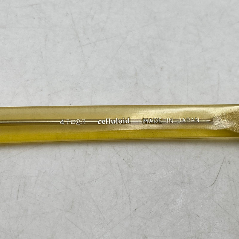 【中古品】【メンズ/レディース】 YELLOWS PLUS イエローズプラス G.B.GAFAS ジービーガファス別注 CELLULOID LIMITED EDITION セルロイド リミテッド エディション サングラス 203-260918-ya-14-izu サイズ：47口23 カラー：イエロー系×ブラック 万代Net店