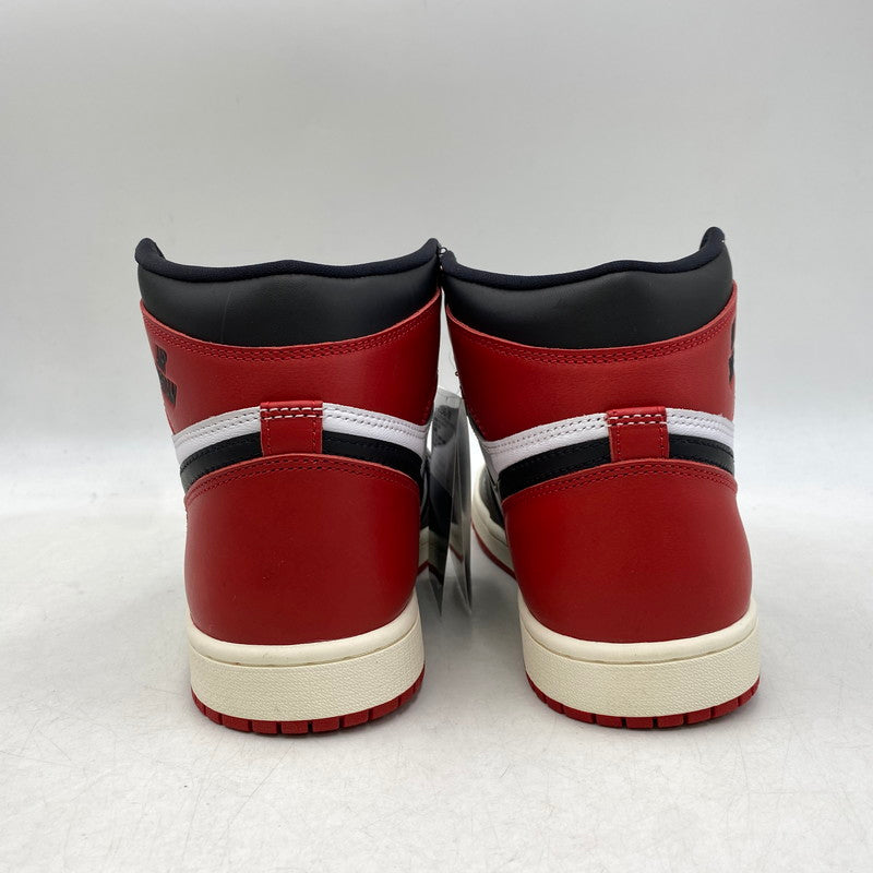 【中古美品】【メンズ】 NIKE ナイキ DZ5485-106 AIR JORDAN エアジョーダン 1 RETRO HIGH OG レトロ ハイ オージー スニーカー シューズ 靴 160-260918-ya-11-izu サイズ：26.5cm カラー：WHITE/BLACK-VARSITY RED-SAIL 万代Net店
