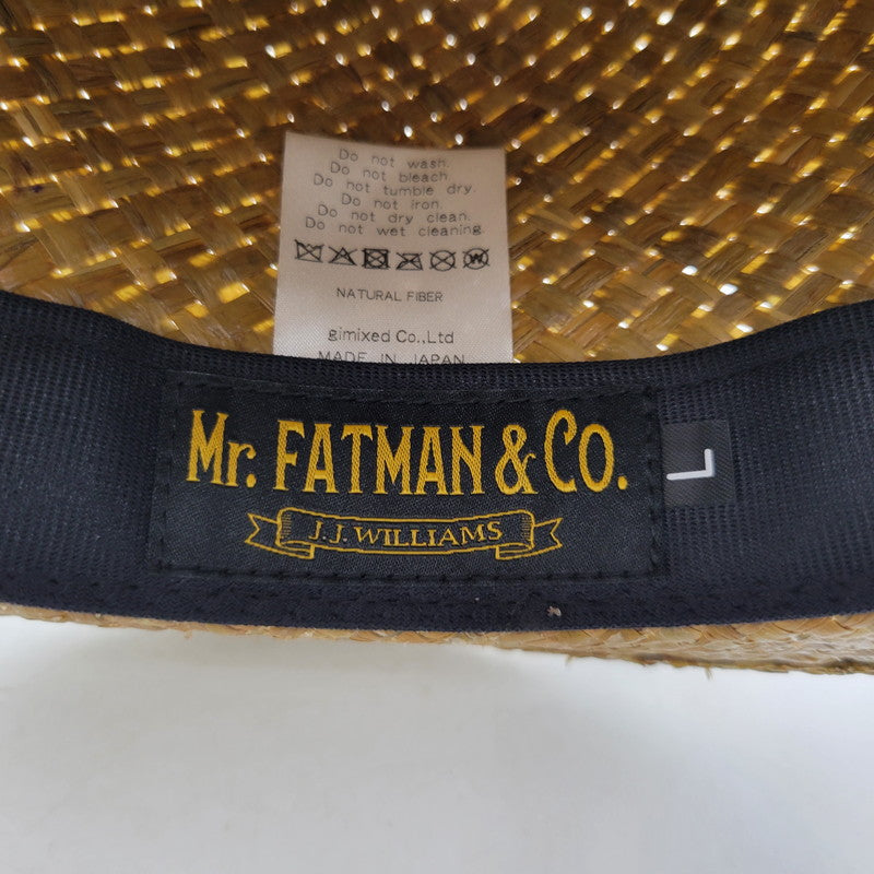 【中古品】【メンズ/レディース】 MR.FATMAN&CO. ミスターファットマン DRESS HAT ドレスハット 帽子 185-260920-as-18-izu サイズ：L カラー：ブラウン系 万代Net店