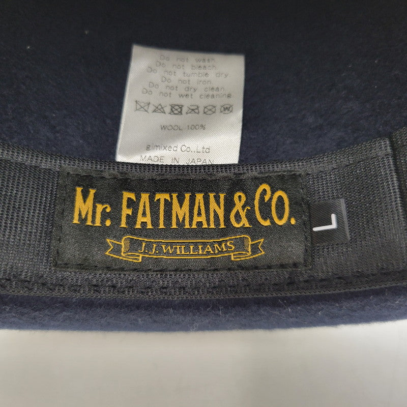 【中古品】【メンズ/レディース】 MR.FATMAN&CO. ミスターファットマン DRESS HAT ドレスハット 帽子 185-260920-as-17-izu サイズ：L カラー：ネイビー 万代Net店