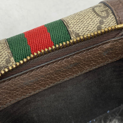【中古品】【メンズ/レディース】 GUCCI グッチ 644334 OPHIDIA オフィディア BI-FOLD WALLET バイフォールド ウォレット 財布 181-260918-ya-15-izu カラー：ブラウン 万代Net店