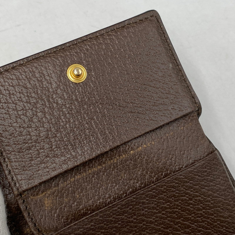 【中古品】【メンズ/レディース】 GUCCI グッチ 644334 OPHIDIA オフィディア BI-FOLD WALLET バイフォールド ウォレット 財布 181-260918-ya-15-izu カラー：ブラウン 万代Net店