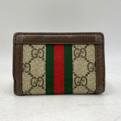 【中古品】【メンズ/レディース】 GUCCI グッチ 644334 OPHIDIA オフィディア BI-FOLD WALLET バイフォールド ウォレット 財布 181-260918-ya-15-izu カラー：ブラウン 万代Net店