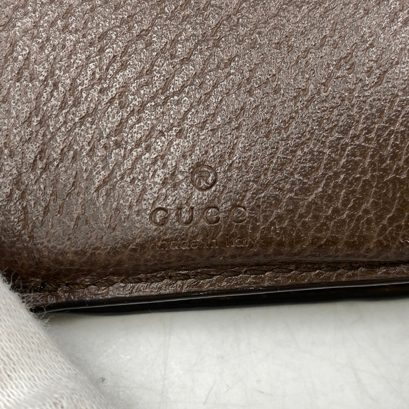 【中古品】【メンズ/レディース】 GUCCI グッチ 644334 OPHIDIA オフィディア BI-FOLD WALLET バイフォールド ウォレット 財布 181-260918-ya-15-izu カラー：ブラウン 万代Net店