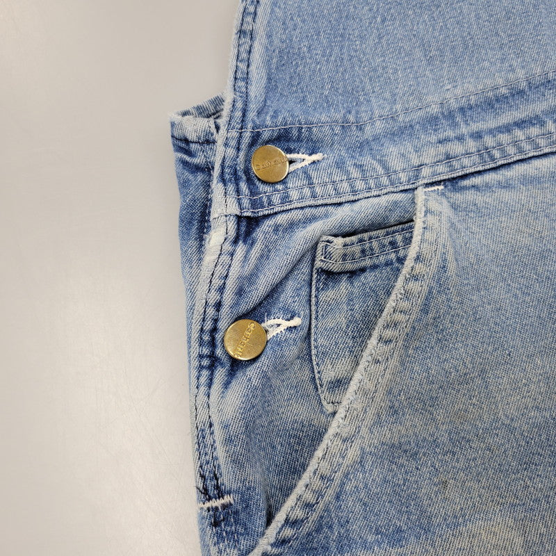 【現状渡し品】【メンズ】 Carhartt カーハート R08 DNM DENIM OVER ALL デニムオーバーオール 157-260923-as-05-izu サイズ：38×34 カラー：ライトブルー 万代Net店
