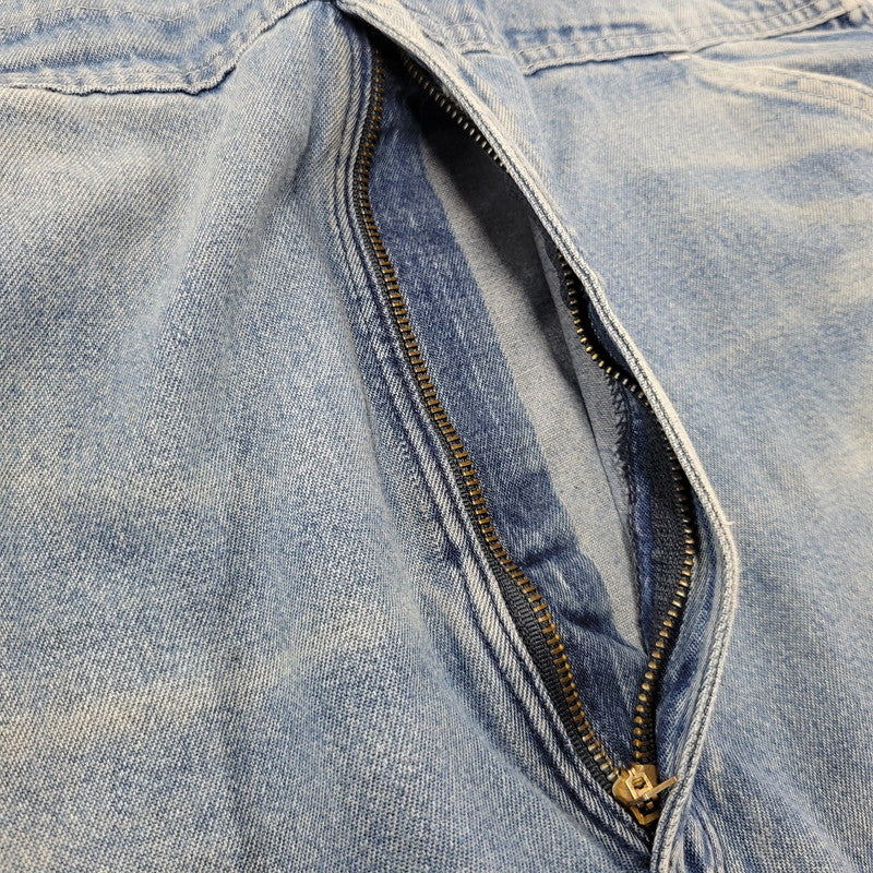 【現状渡し品】【メンズ】 Carhartt カーハート R08 DNM DENIM OVER ALL デニムオーバーオール 157-260923-as-05-izu サイズ：38×34 カラー：ライトブルー 万代Net店